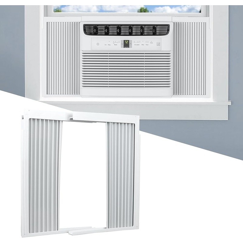 Window AC Side Panel Curtain Kit Frame Insulation Dustproof 10000 BTU Units New
