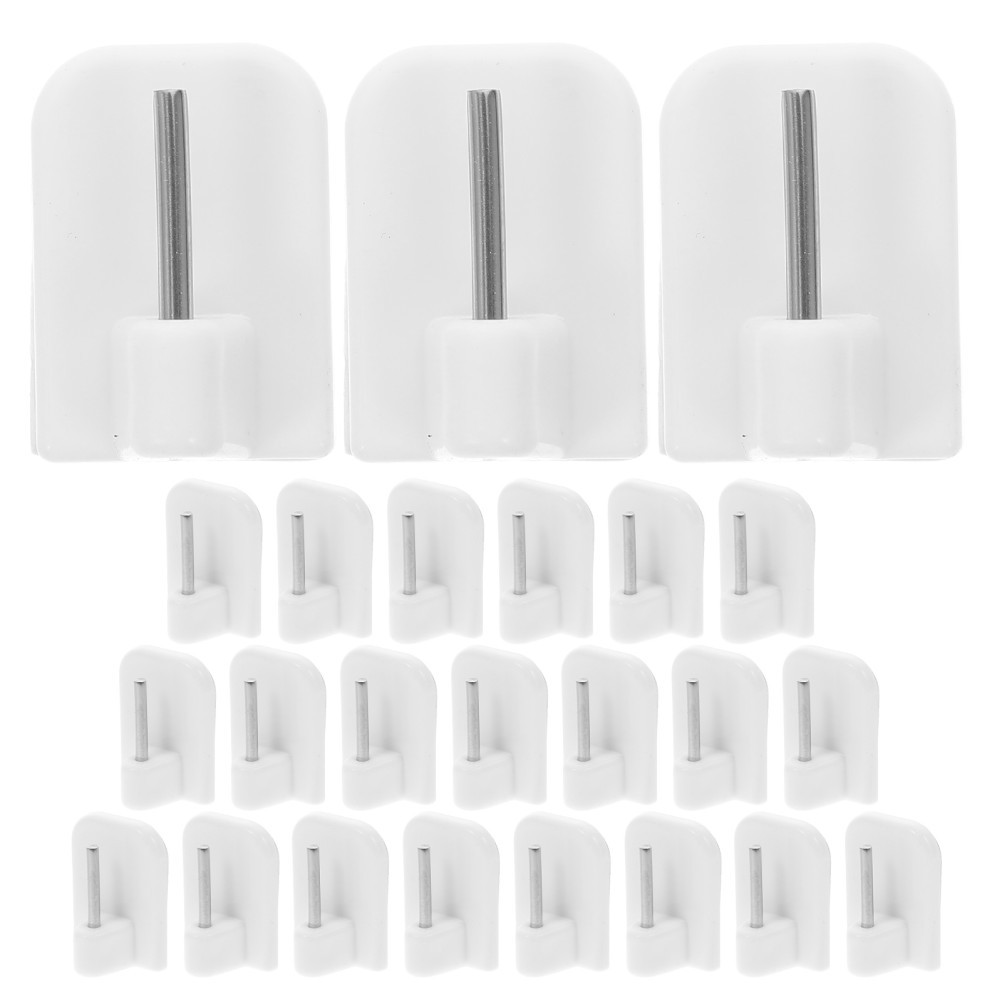 50Pcs Reusable Plastic Curtain Hooks Window Blinds Hanger Set for Daily Use
