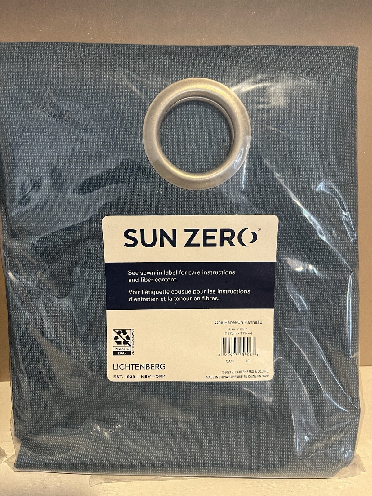 Pair – Sun Zero Lichtenberg 50” X 84” Curtains, Teal Blackout Style (1 Per pac)