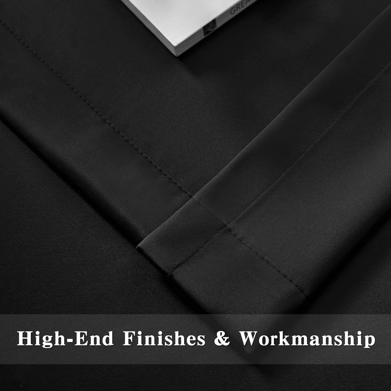 20Ft Blackout Curtain Panel, Thermal Insulated for High Ceilings, 50”W x 240”L