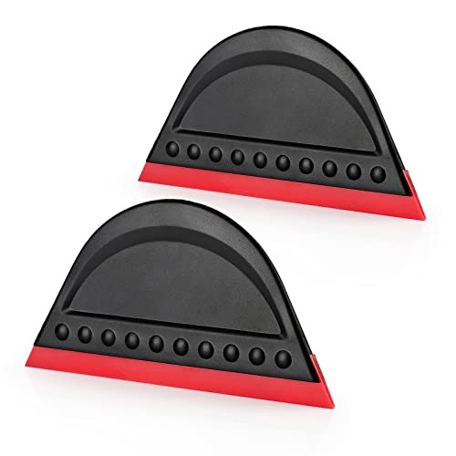 2 Pack Black Mini Squeegee for Vinyl, Window Tint Car Film Wrap, Sign Making,