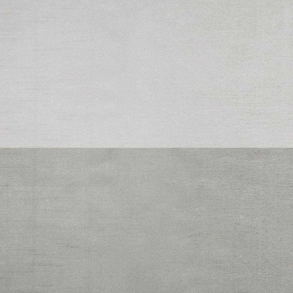 Chateau Dove Grey Stripe Light Filtering Grommet Top Curtain, 54 In. W X 63 In.