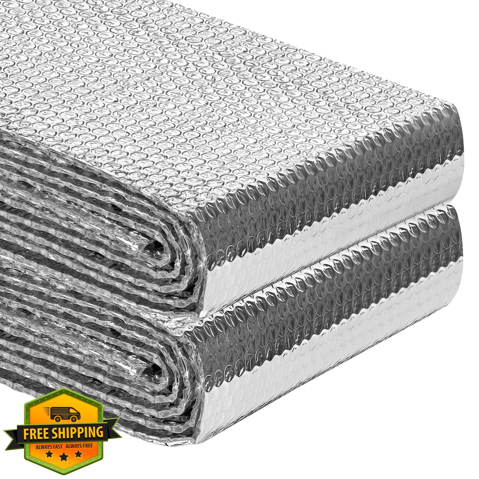 Reflective Aluminum Foil Wrap Insulation Sheet – 23.6in x 25ft Double Bubble …