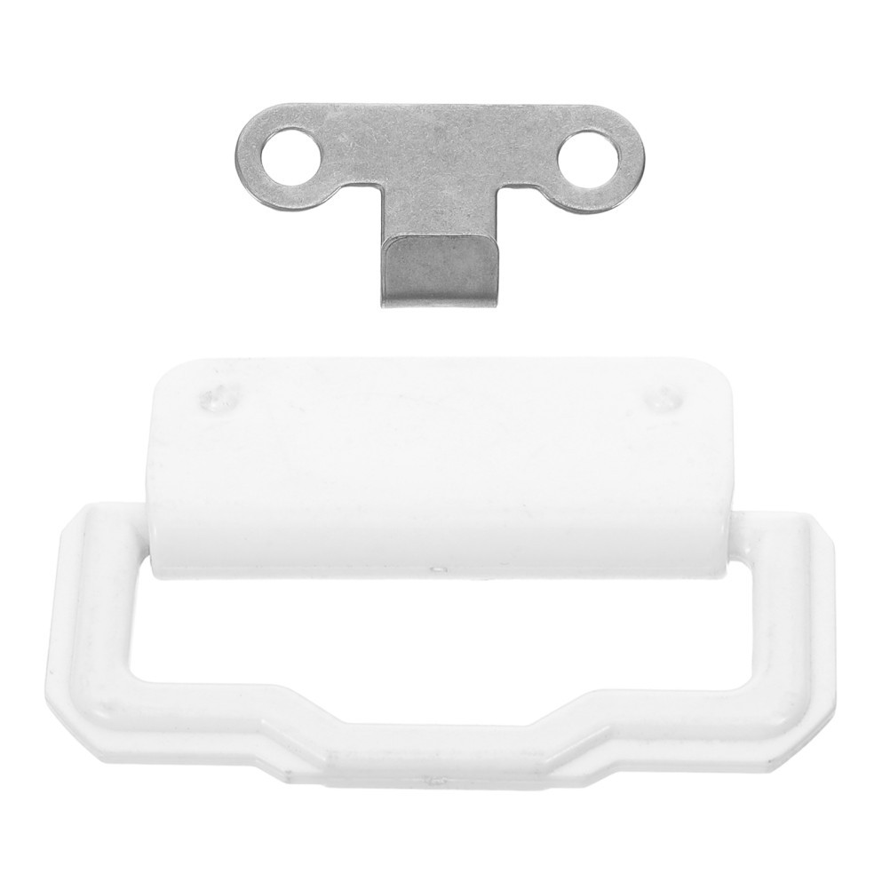 1 Set Durable Plastic Roller Shutter Handle with Curtain Clamp for Fresh Food