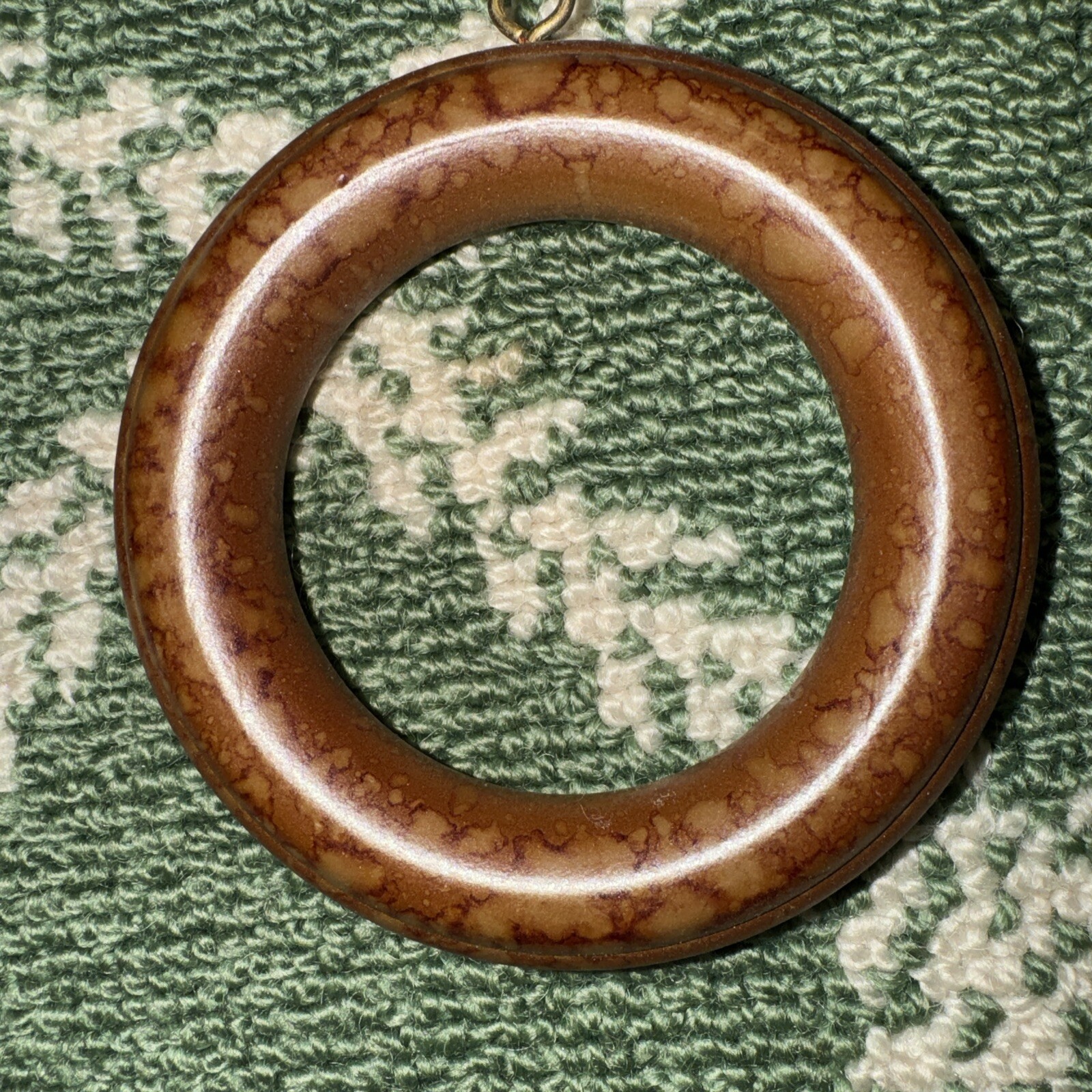 20 Wooden Curtain Rings Screw Eyes Hooks Drapery & 4wood Finials Traditional