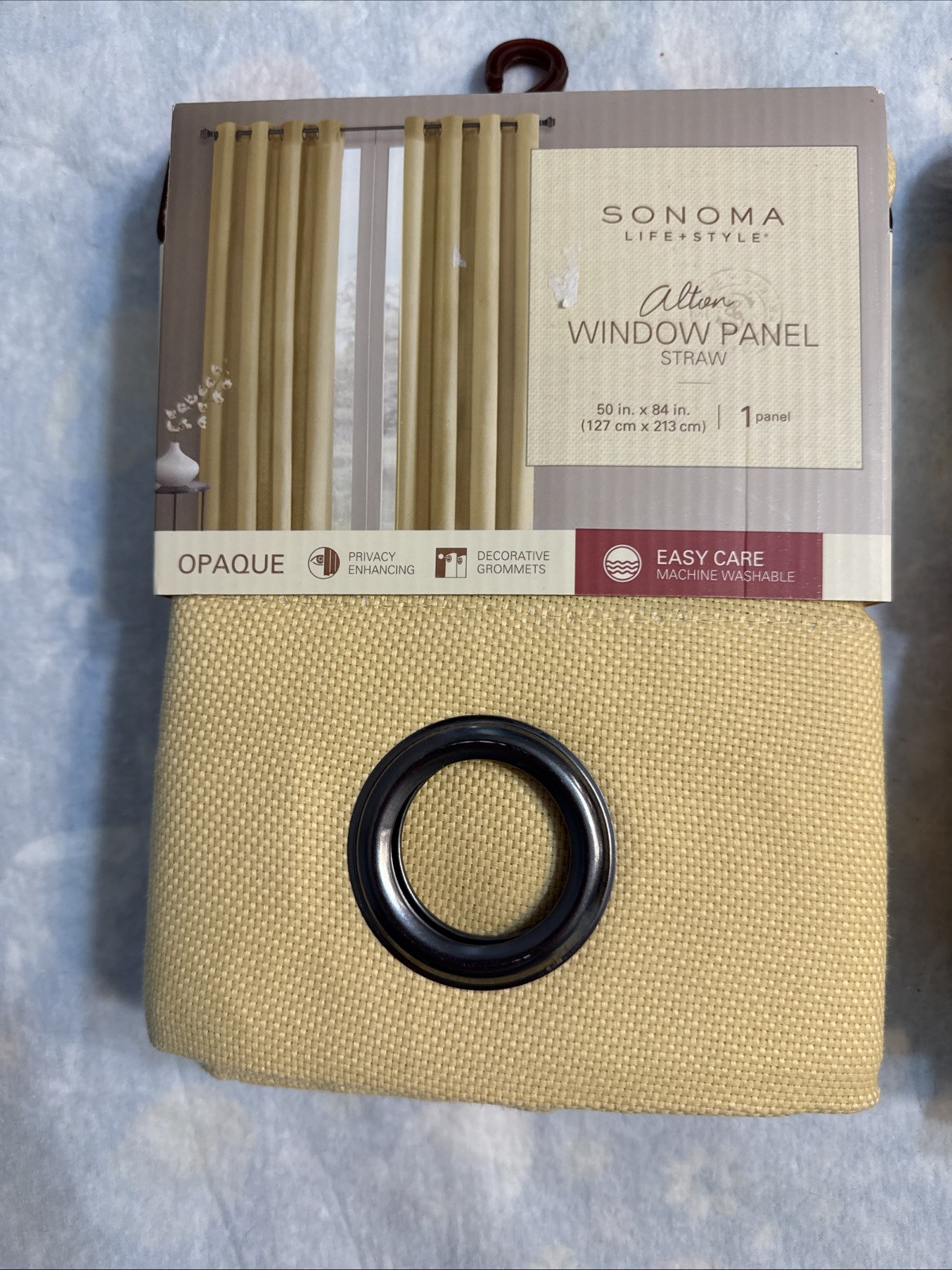 2 Panels Sonoma Alton Window Panel STRAW 50 x 84 Opaque Curtains From Kohl’s