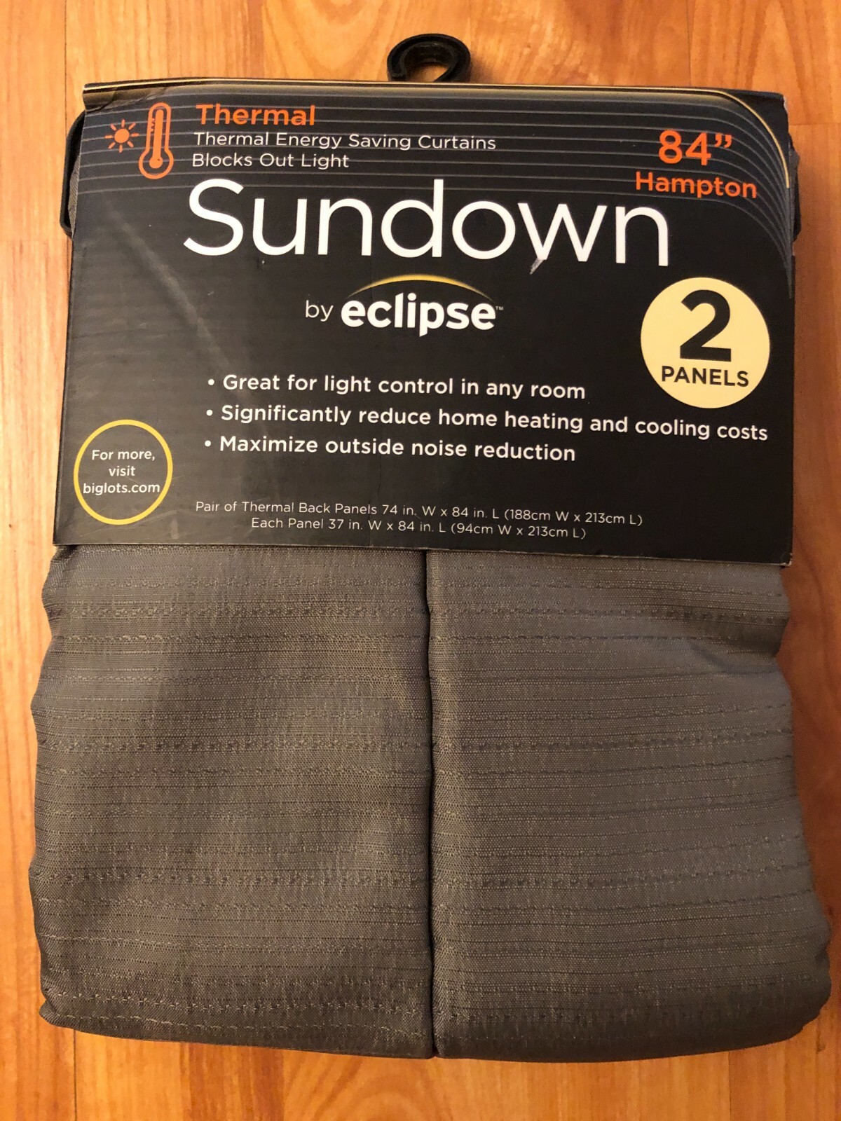 Sundown By Eclipse Colby Room Darkening Window Curtain Panels Room Darkening
