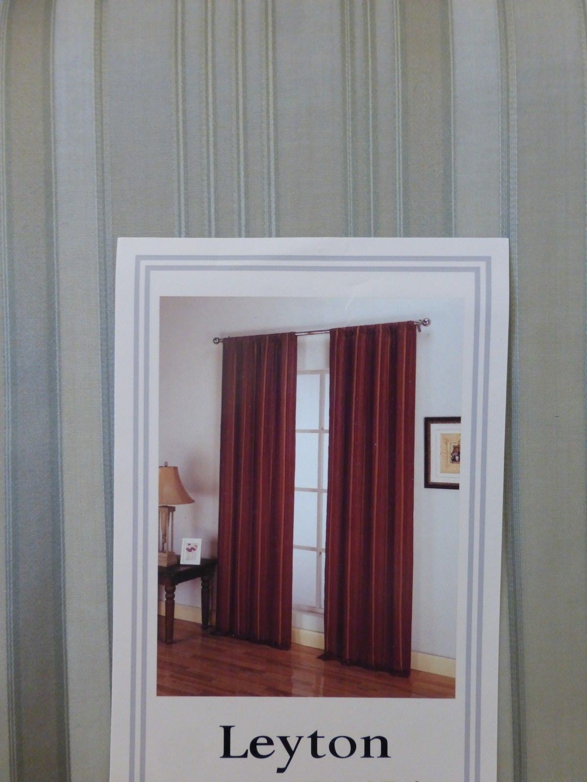 2 Leyton Silk Cotton Drape Panels (1 Pair) 84″ x 96″ $299 NIP