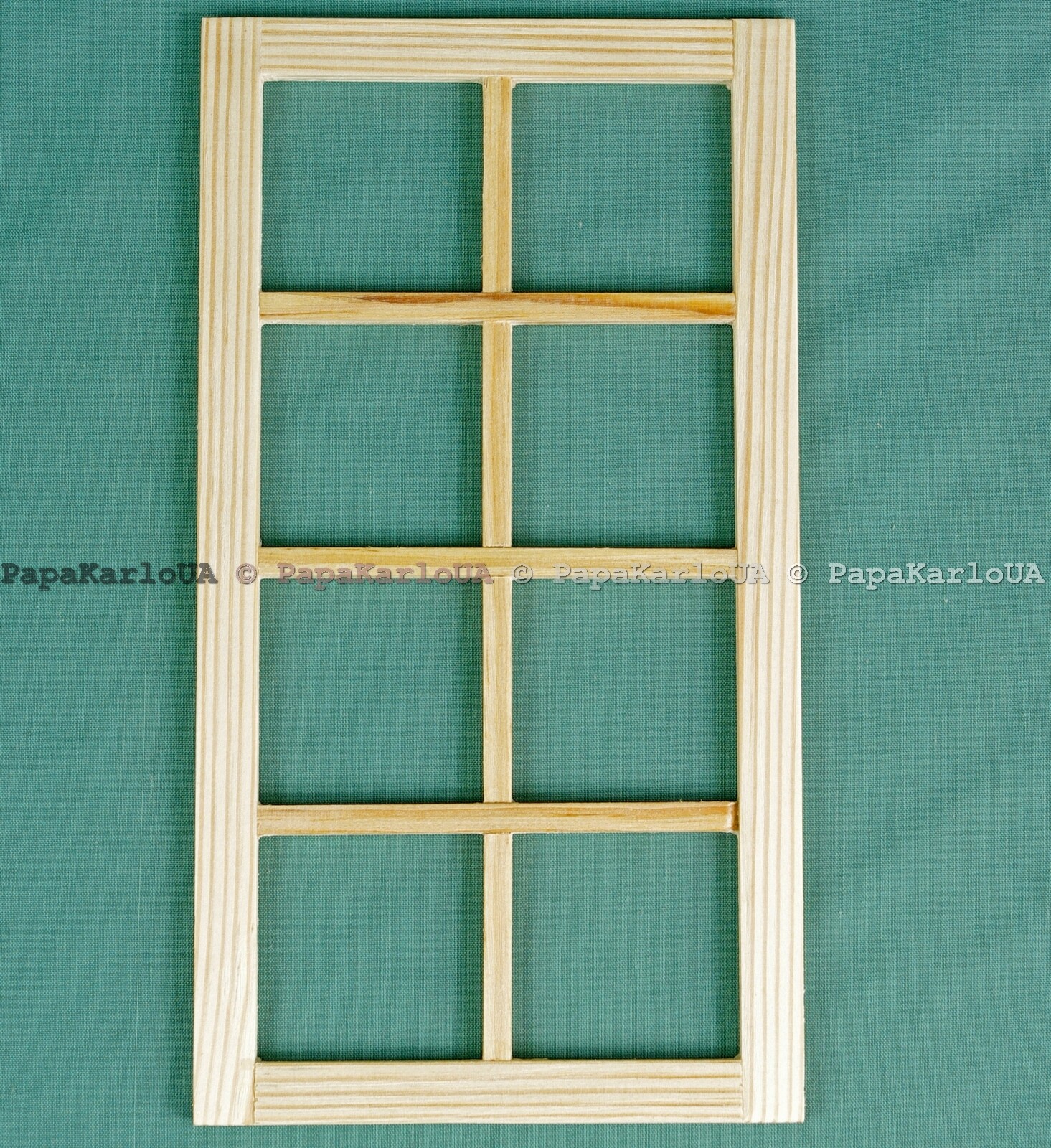 Curtains and windows for dollhouse 1:6 Barbie-scale 12 inch dolls accessories