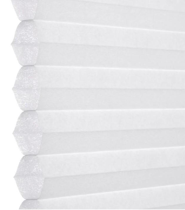 Snow Drift White Top Down Bottom Up Light Filtering Cellular Shade 34.75″W x 48″