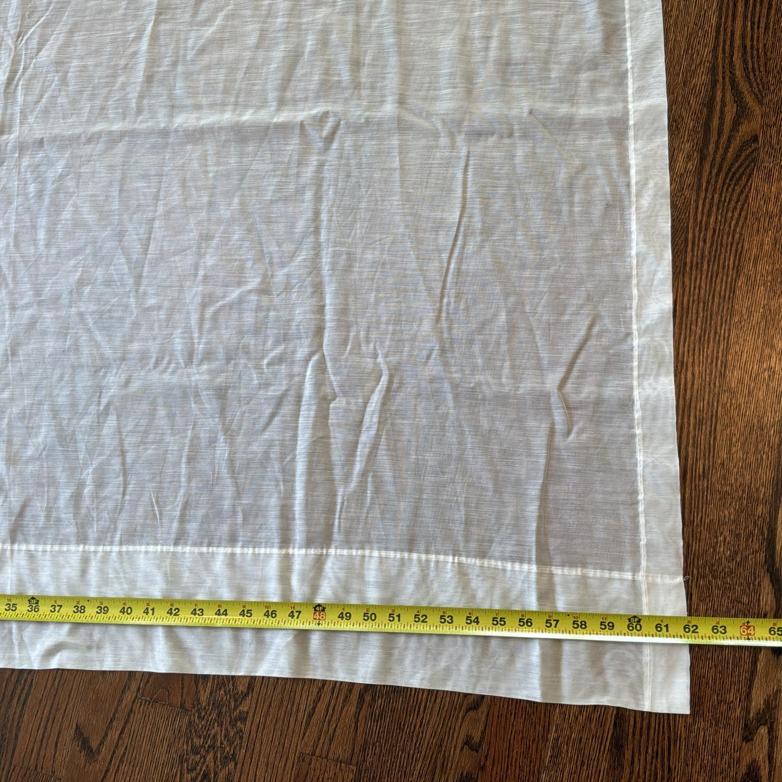 Set of 4 VTG 70s Blue Boho Floral Curtain Panels 82″ Cottagecore Grandma READ