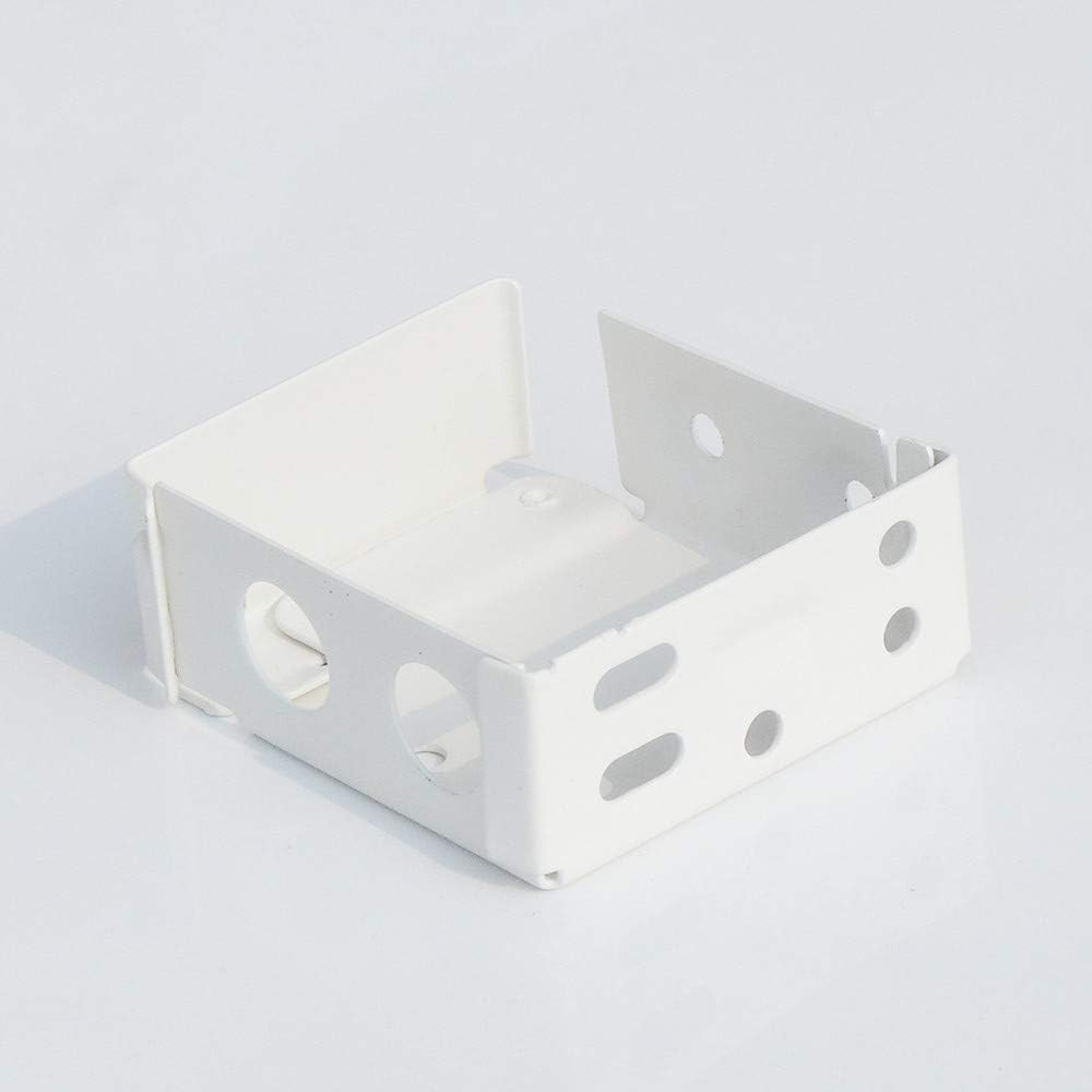 2Pcs Box Mounting Bracket for High Profile Blinds 2Inch White Color