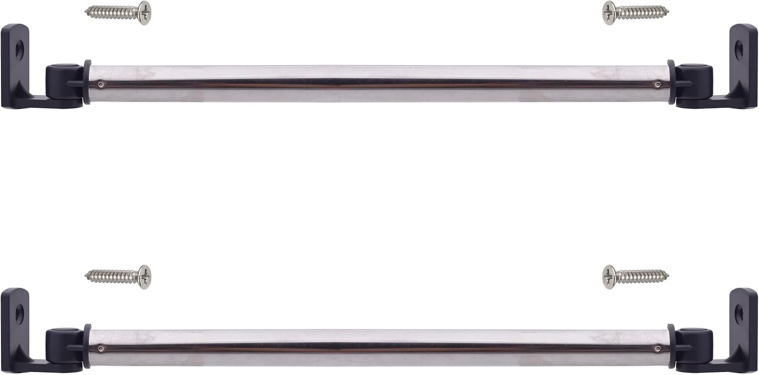 Versatile Cafe Rod 16″ to 28″ – Perfect for Inside Window Frames or Cabinets