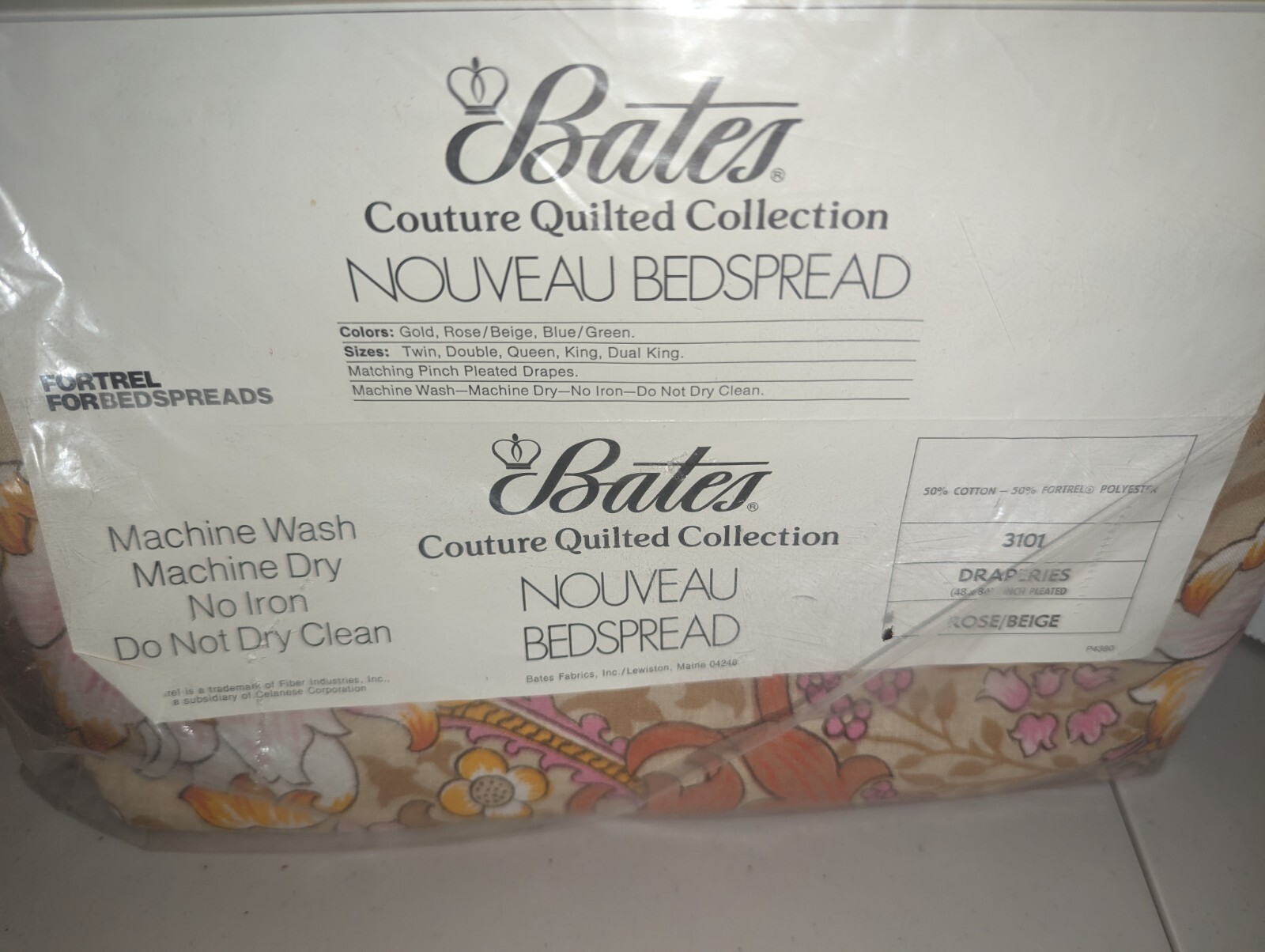 Bates Couture Quilted Collection Nouveau Drapes 48″x84″ Pinch Pleated