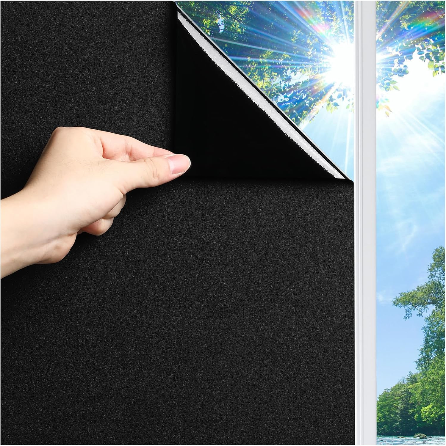 Blackout Window Film, Window Tint for Home Privacy, 17.5″ X 78.7″ |
