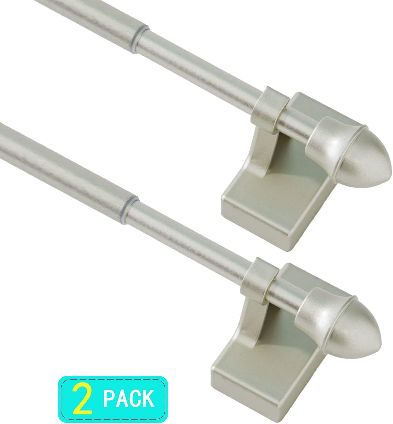 Magnetic Curtain Rods,Multi-Use Adjustable Appliance for Metal Doors ,Windows,No