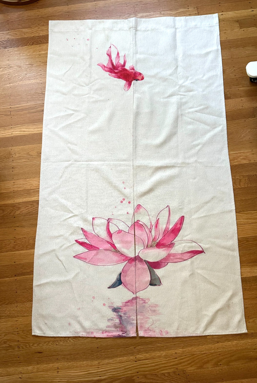 Japanese Door Noren Curtain Partition Tapestry – Coyfish and Lotus