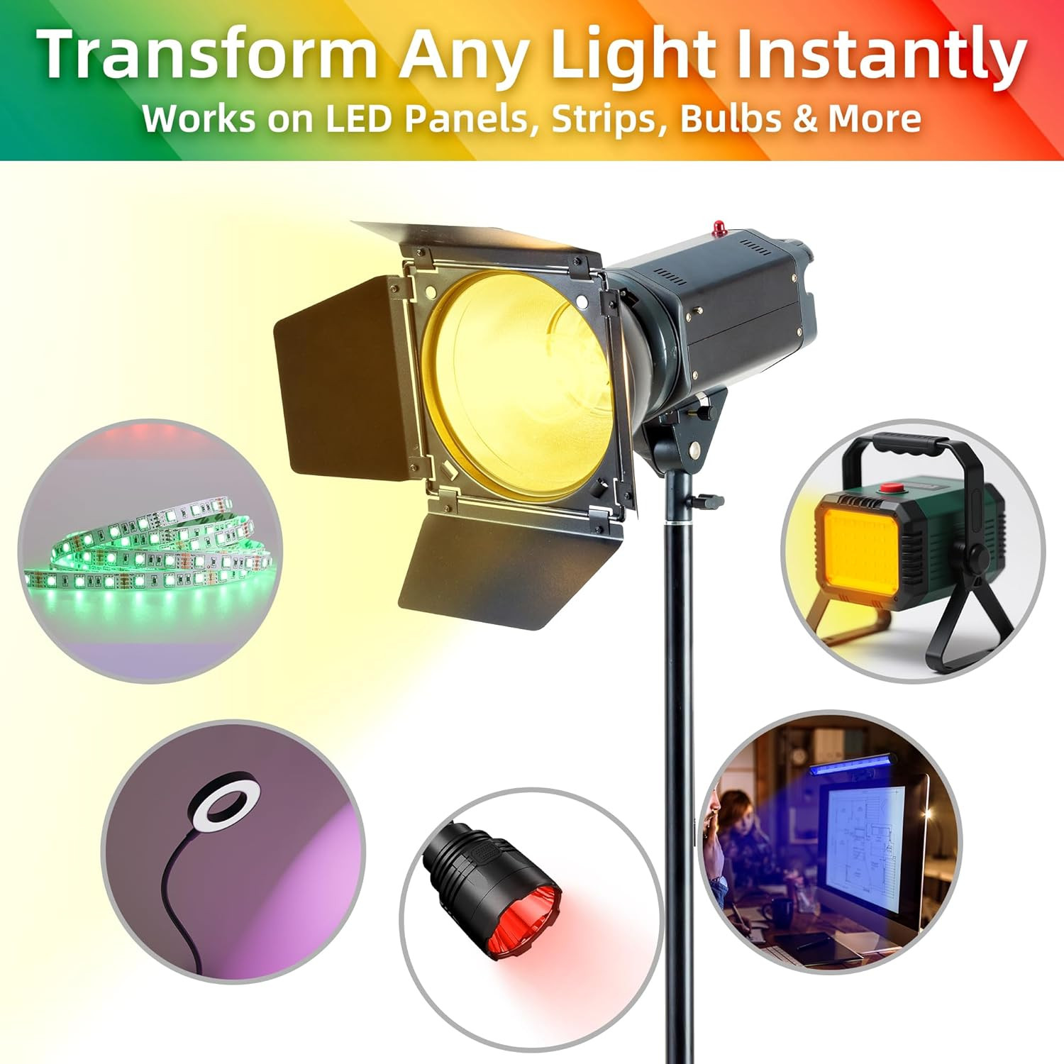 Color Transform Light Filters, DIY Self Adhesive Car Light Tint Repair Tape for