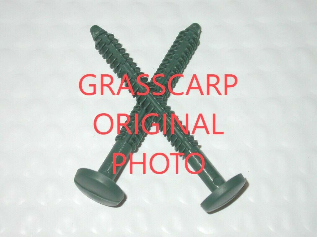 Forest Green (6-150 pcs) / Bulk/ Vinyl Shutter-Lok Fasteners/Spike/Nail/Peg 3″