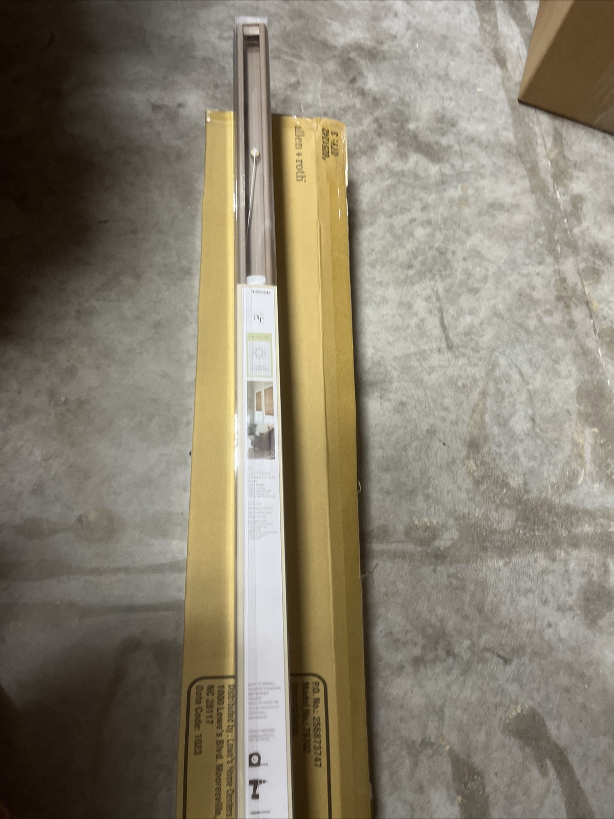 Allen + Roth 36 X 72 Light Filtering Cordless Cellular Shade