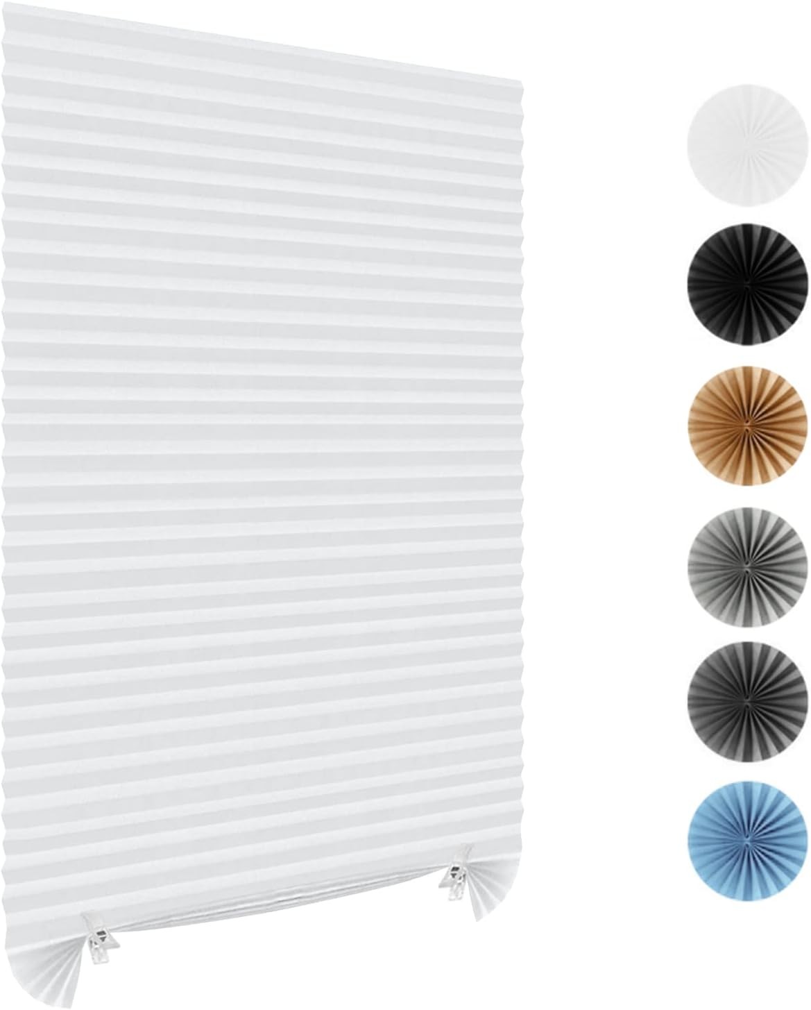 Stick on Blinds for Windows, No Drill Temporary Glass Door Window Blinds