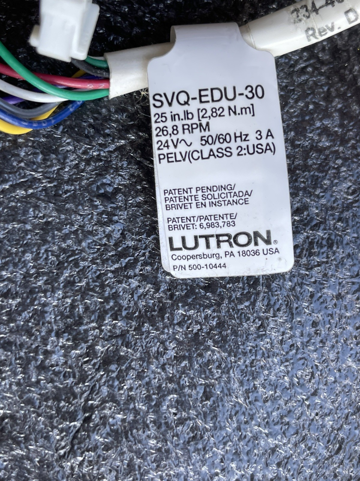 Lutron Sivoia SVQ-EDU-30 24V Replacement Shade Motor Price Per Device