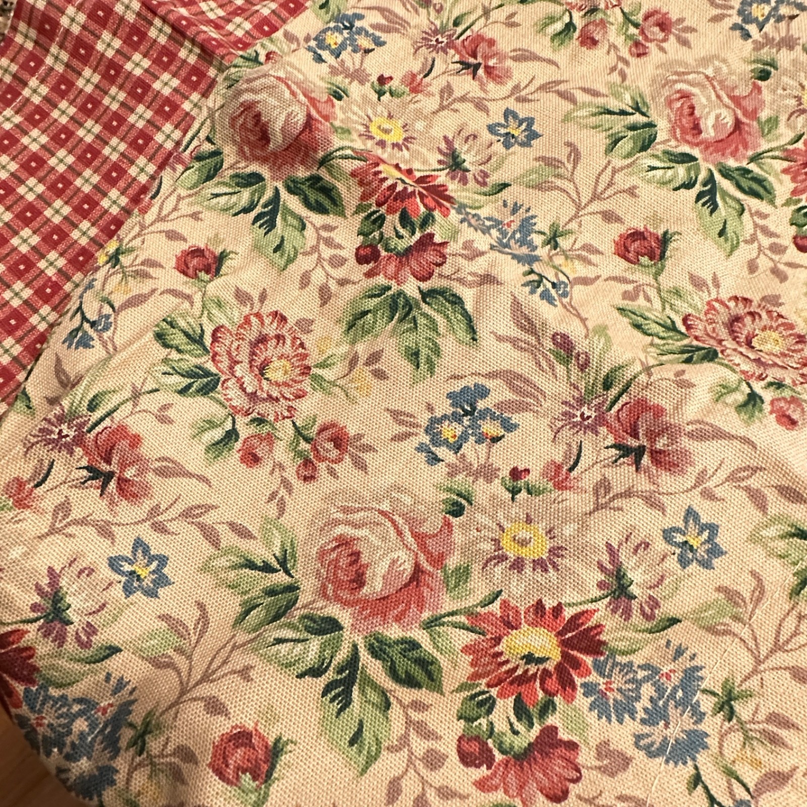Set of 2 Double Layered Valances Fabric 56 x 15 inches 1.5 Inch Rod Pocket