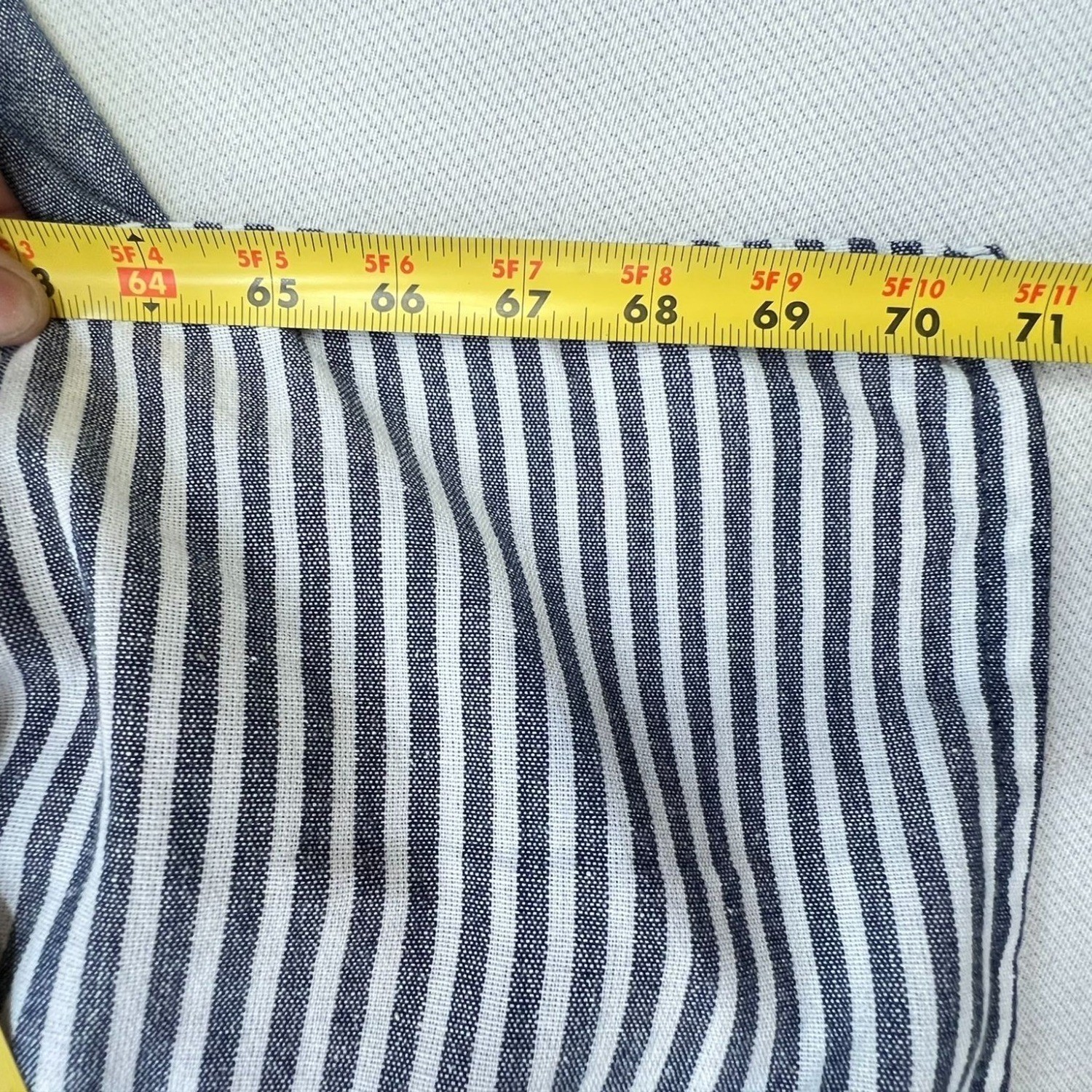 Lauren Ralph Lauren Home Striped Linen Blend Shower Curtain Panel Colorblock