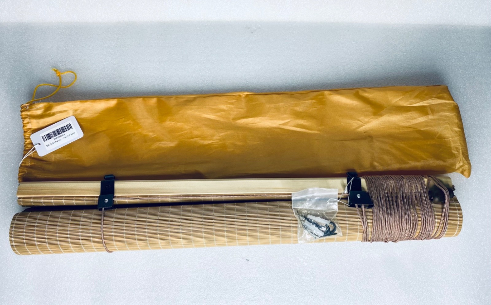 open Box – Xiuxiu Bamboo Window Roll Up Blind Shade, (24″ W x 74″ L) – (READ)