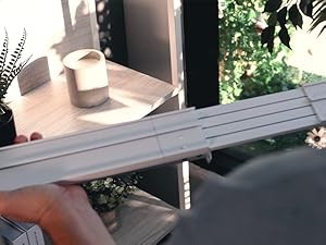 Panel Track Blinds for Sliding Glass Door, Adjustable Track for Patio Entry,