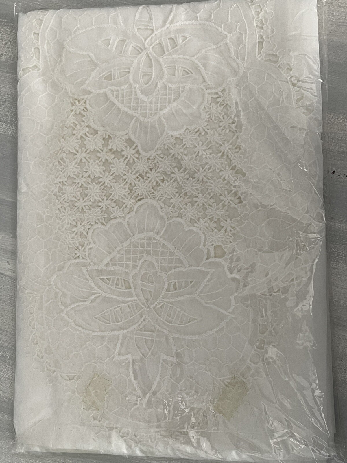 Vintage Lorraine Home Fashions of China Embroidered Tailored Panel 60×84 1024