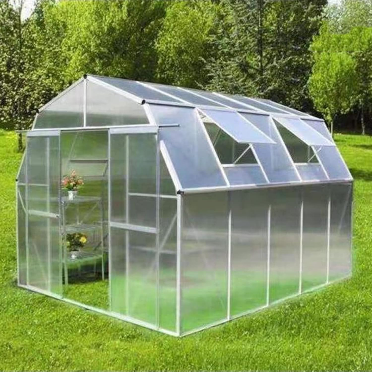 Polycarbonate Roofing Sheet UV Resistant Greenhouse Clear Film Transparent …