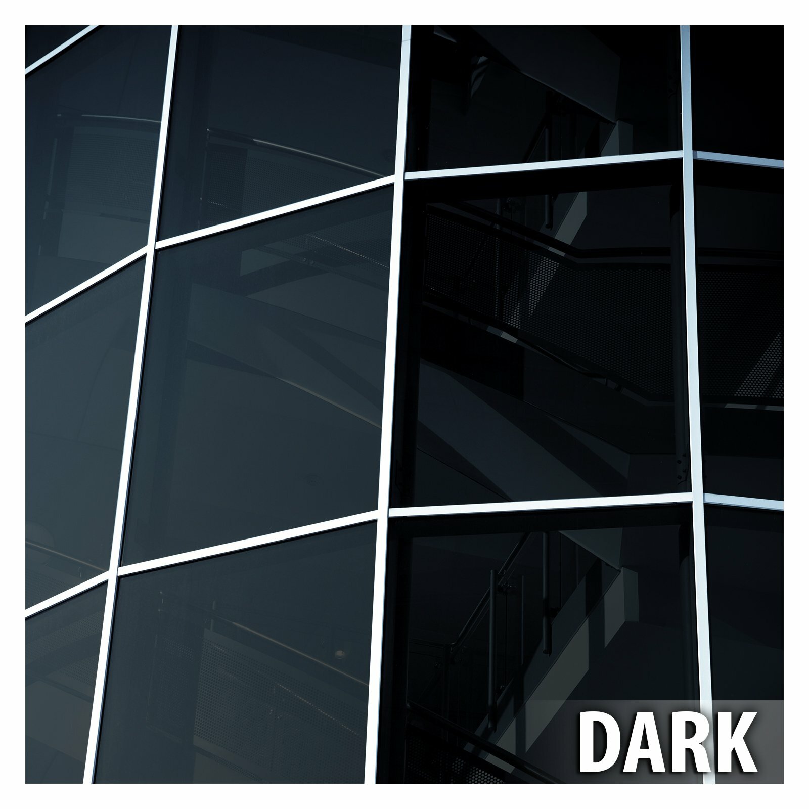 BDF NA20 Window Film Daytime Privacy and Sun Control Black (Dark)