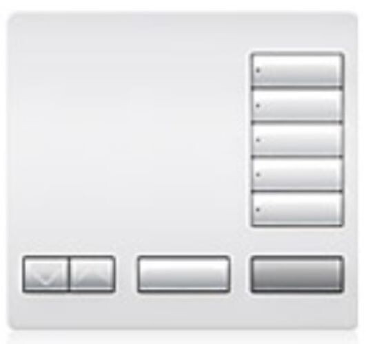 Lutron Sivoia Wireless QS QSW4-T5R-SW Keypad