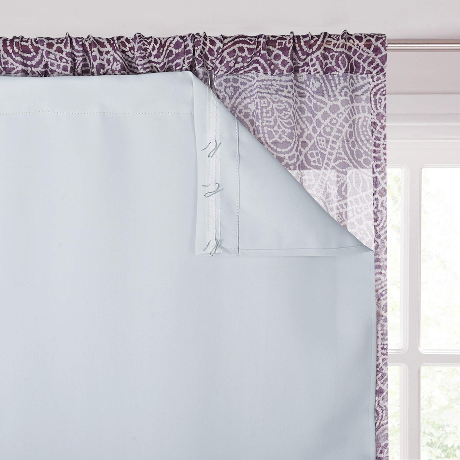 Thermal Insulated Blackout Liner Black Out Curtain Liners For 84 Inches Drapes L