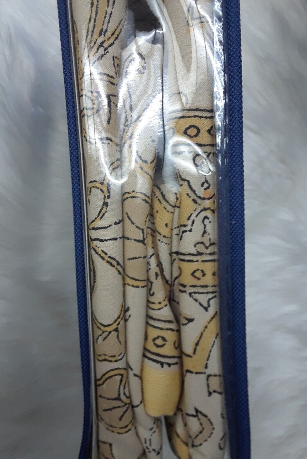 CHAPS Home MALABAR COAST Panels (2 panels + 2 tie-backs) 100% cotton YELLOW *New