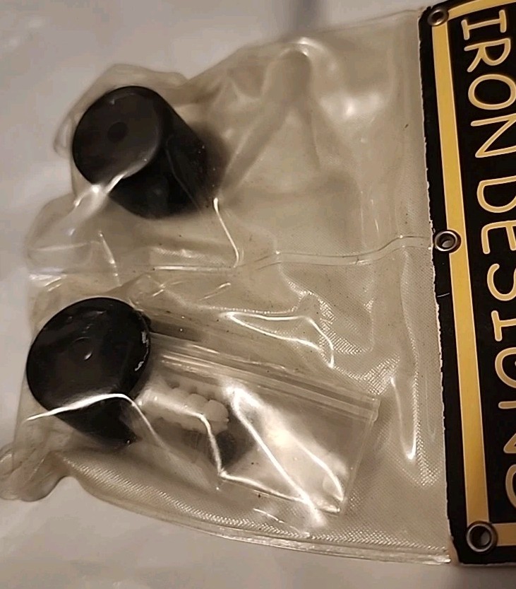 Inside Mount Curtain Rod Bracket Set Of 2 End Cap 1/2″-3/4″ Black Iron Design