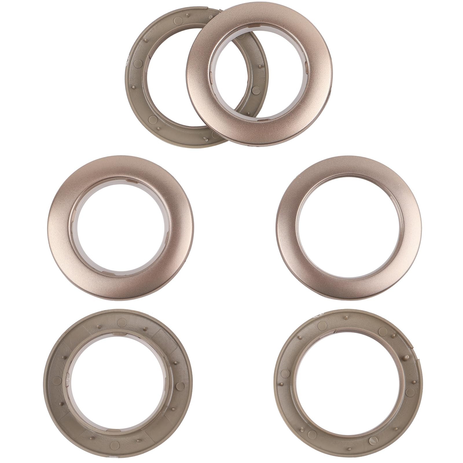 32 Pack Curtain Grommet, Inner Diameter 1-9/16″(40mm) Curtain Eyelet Rings Ro…