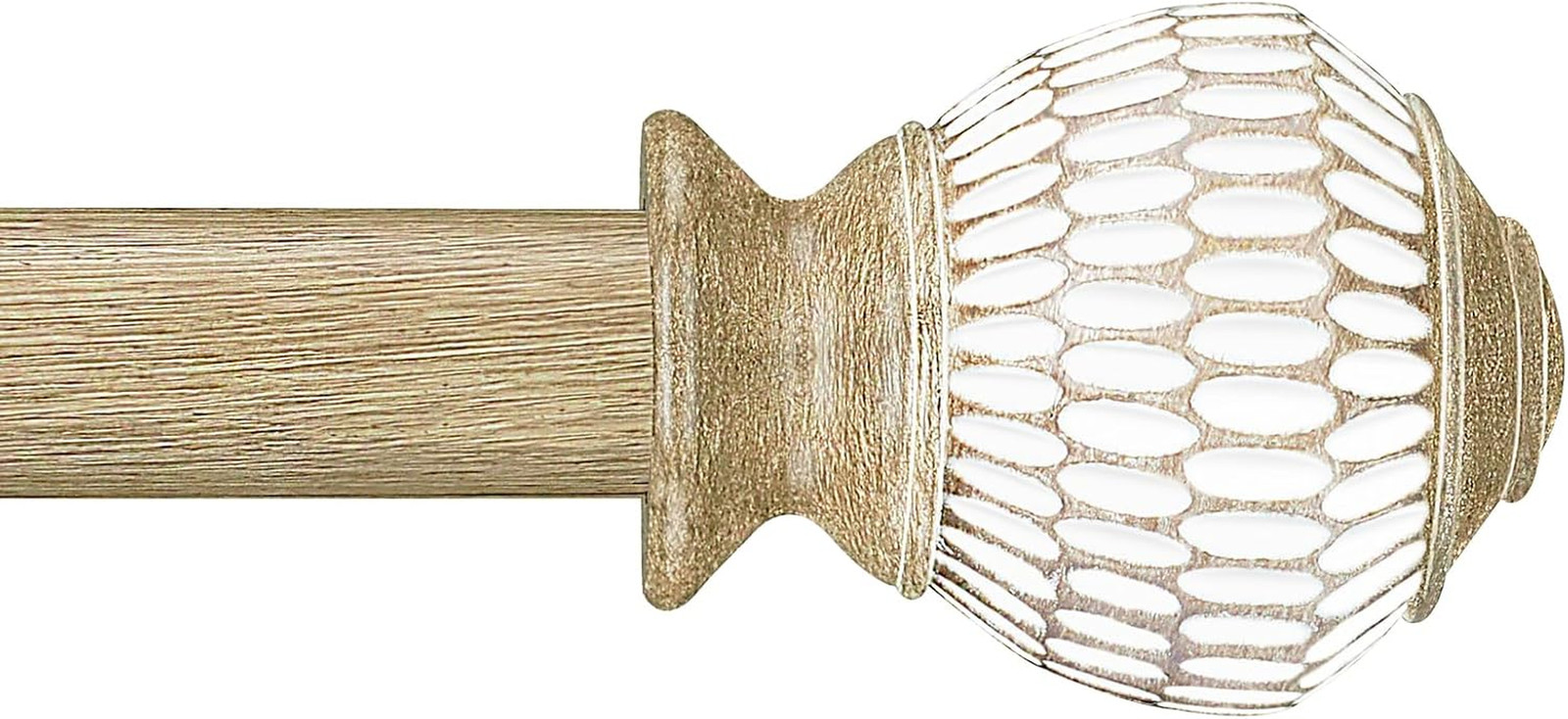 Curtain Rods for Windows 16 to 144 Inches Adjustable Length 1 Inch Diameter Wind