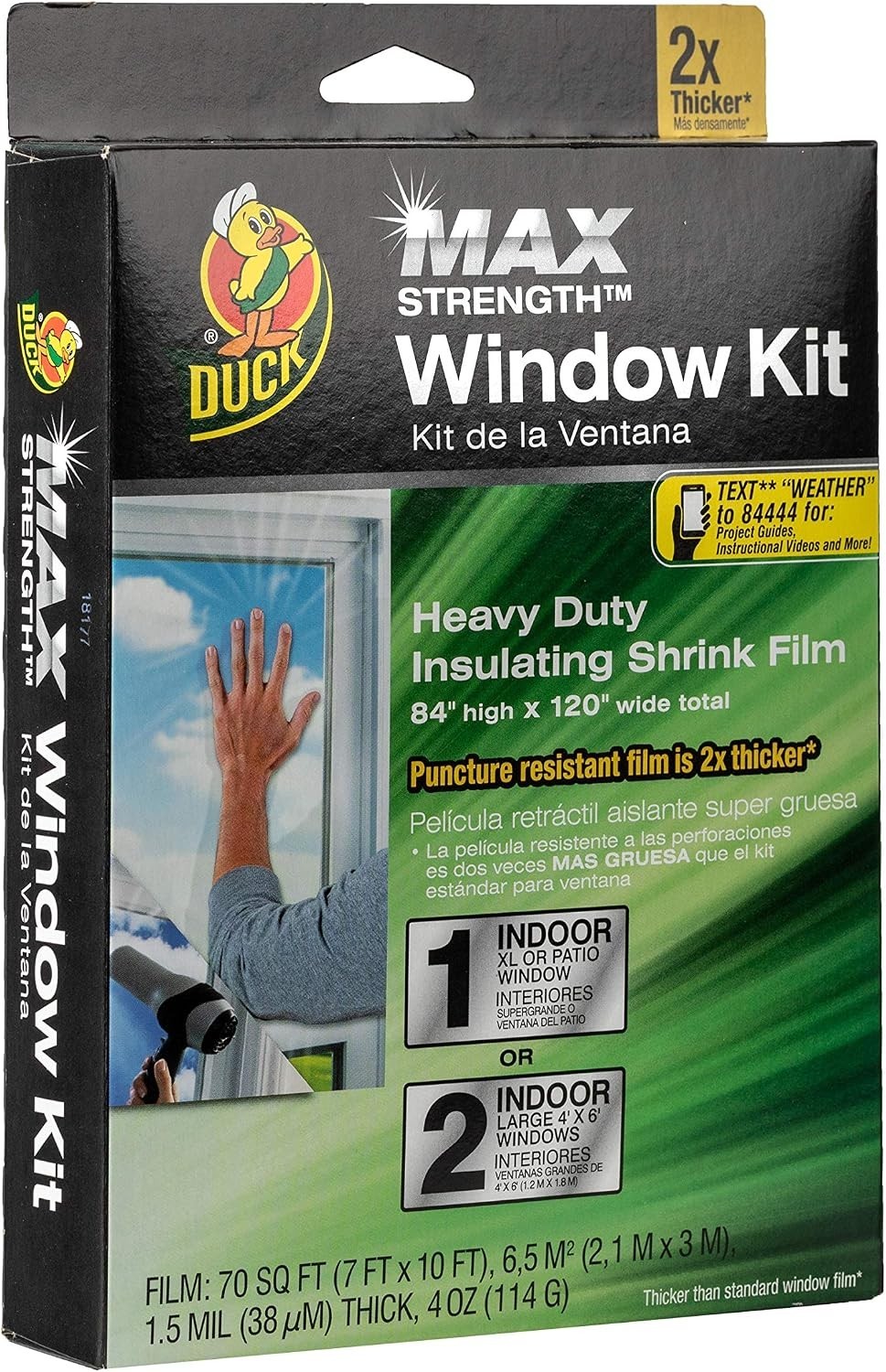 MAX Strength Heavy Duty Insulating Film 84″ x 120″ – Energy Efficient Solutions