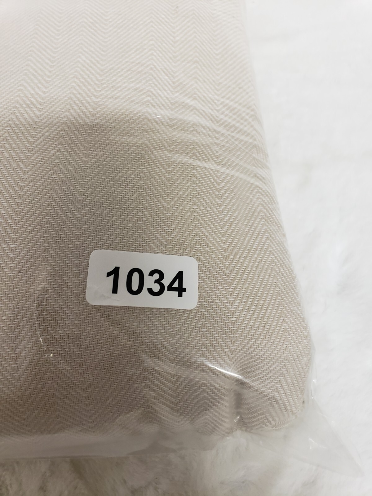 Pottery Barn Stella Herringbone Linen Flax Curtain Drapes Panel NEW 50×108