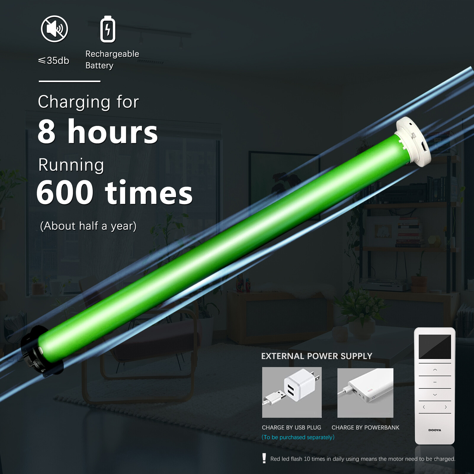 Motorized WIFI Roller Shade Light Filtering Zebra Blind Waterproof Window Blinds