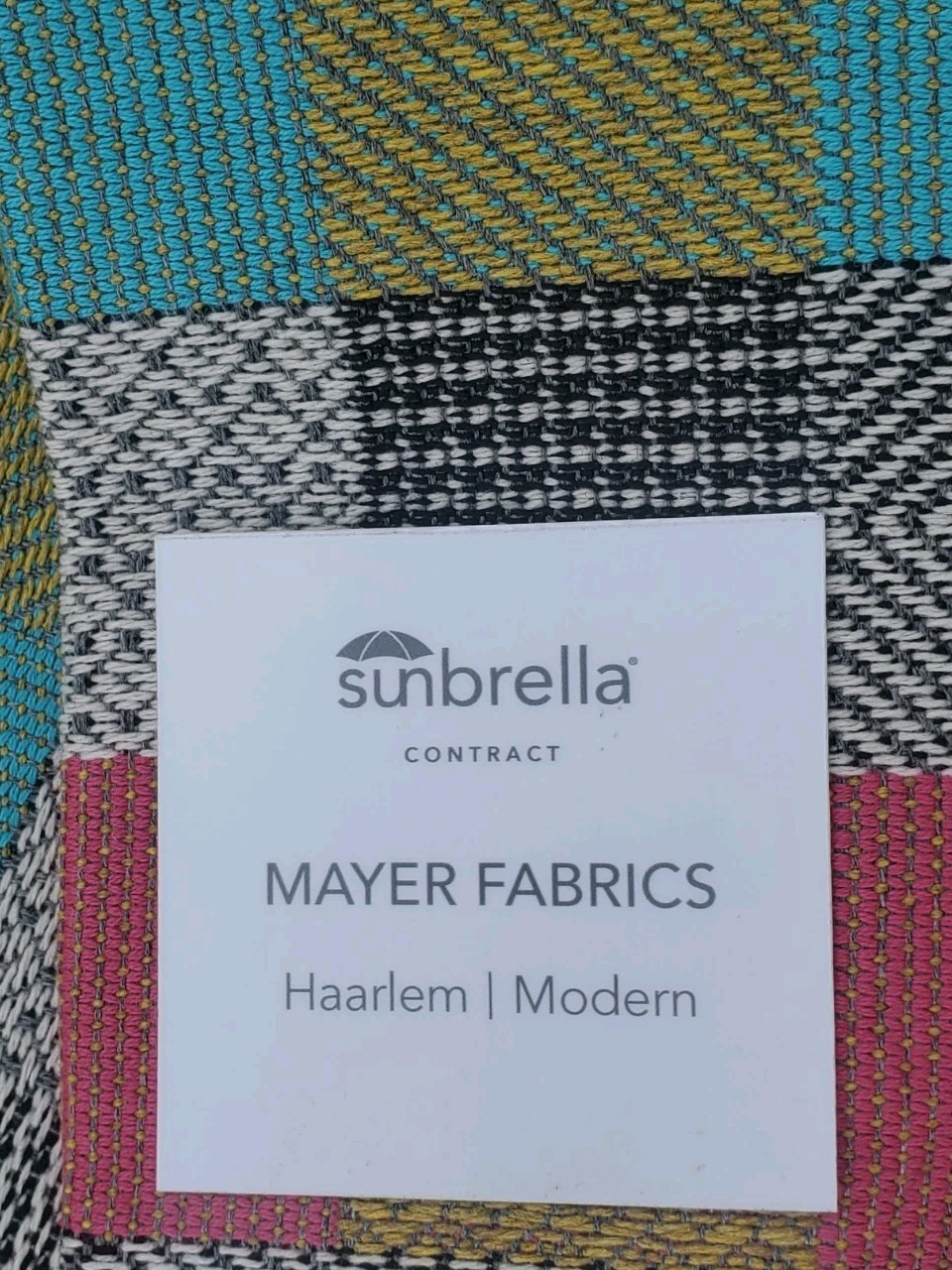 Sunbrella Curtain Panel 17″ X 62″ Modern Wonderlust 2 Ply w Rod Pocket 447-014