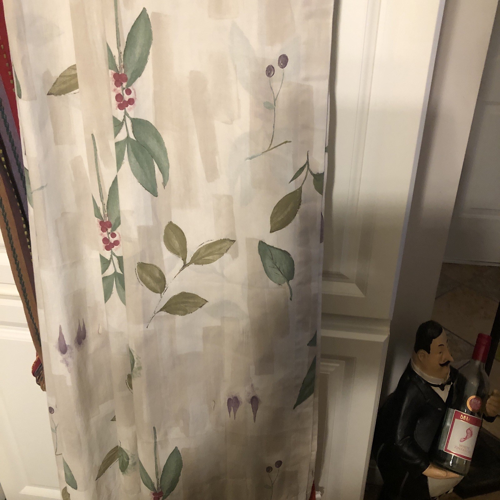 1 Pair Croscill IVY CHERI BLUM Set of 2 Panels Unlined CURTAINS 42×84