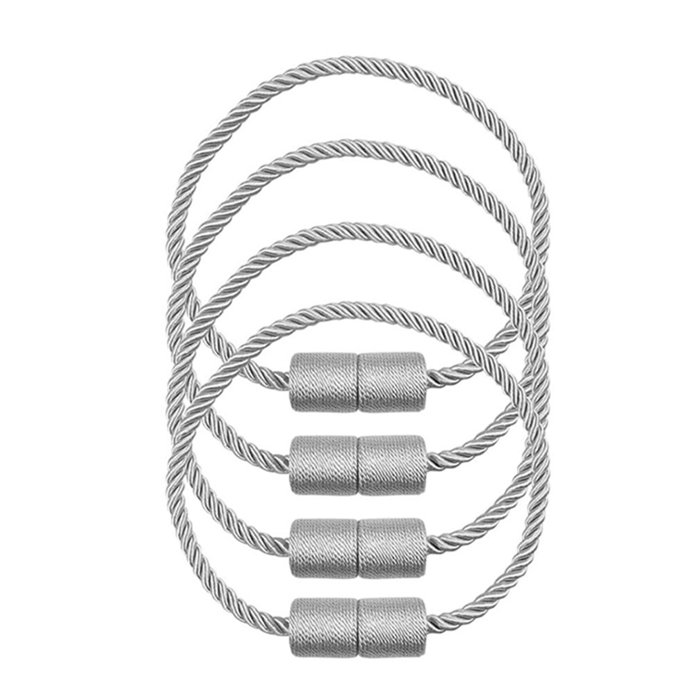 4PCS Magnetic Curtain Tiebacks Elegant Decorative Tie Backs for Drape Outdoor US