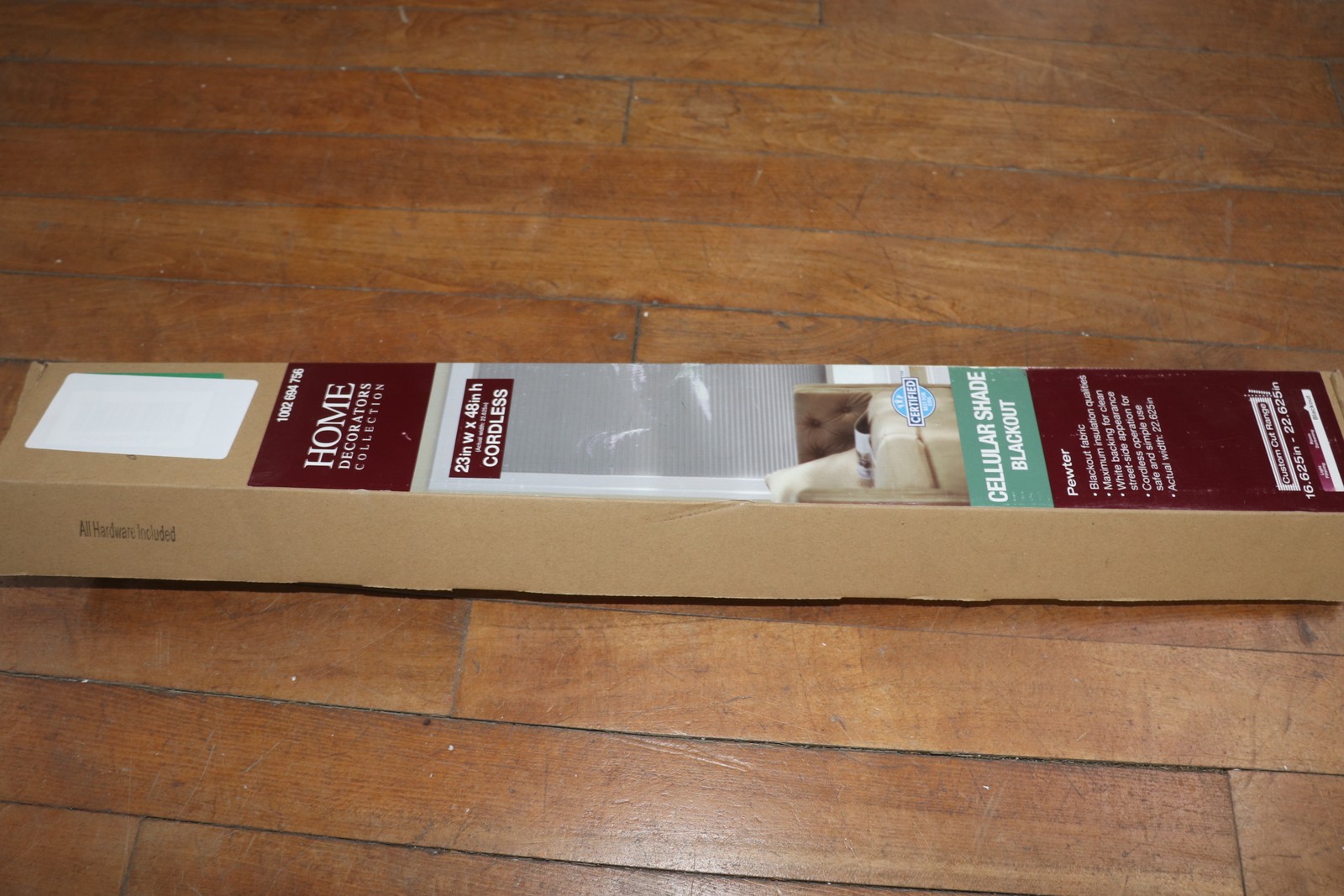 Home Decorators Collection Cordless Blackout Cellular Shades Polyester Pewter