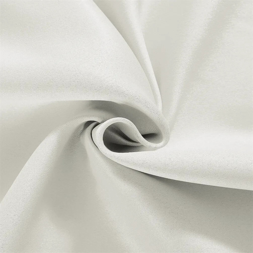 2PC SOLID GROMMET CURTAIN PANEL UNLINED OUTDOOR PATIO DECOR SHADE SECTIONING K68