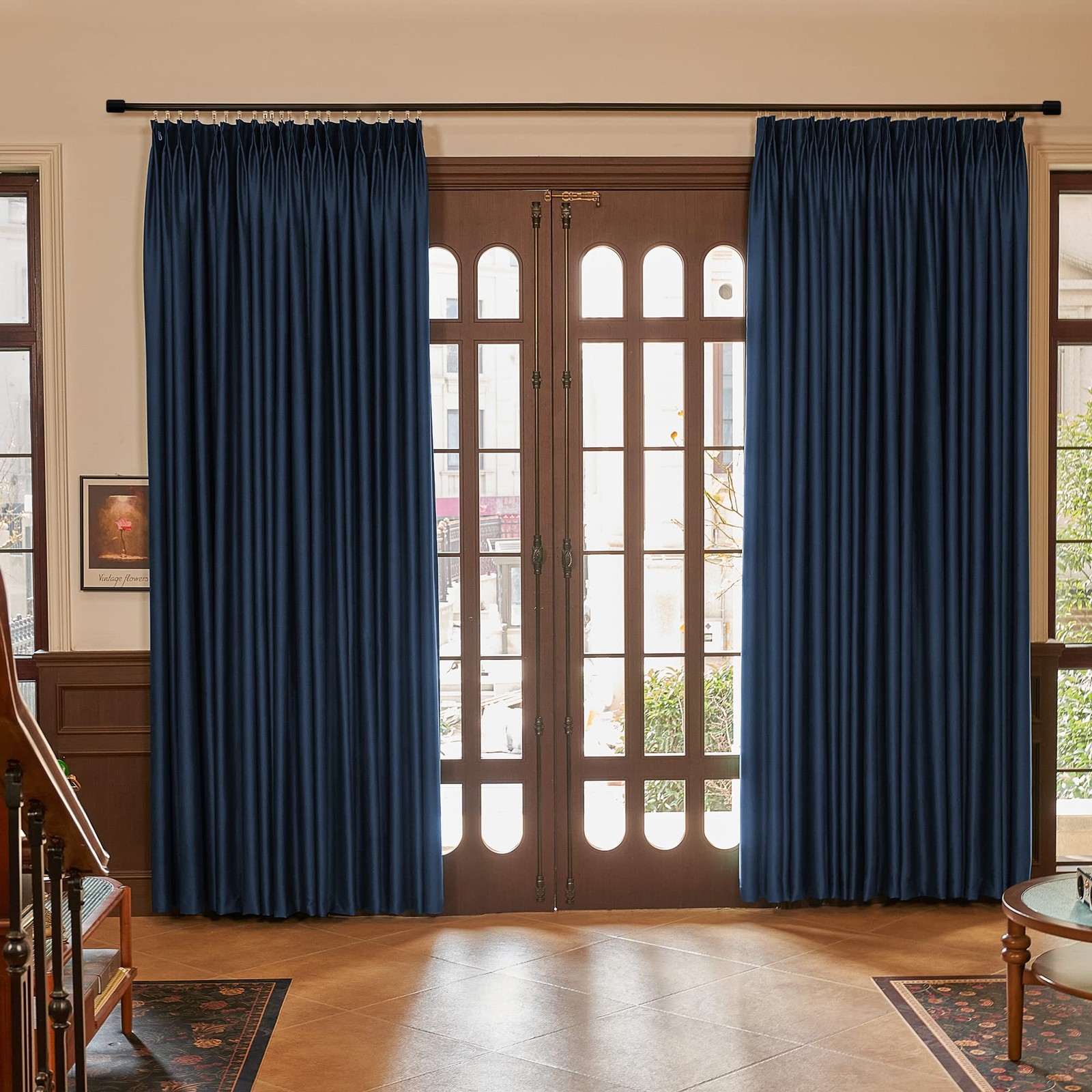 Huto Pinch Pleat Sunblock Blackout Curtain Thermal Insulated Room Darkening