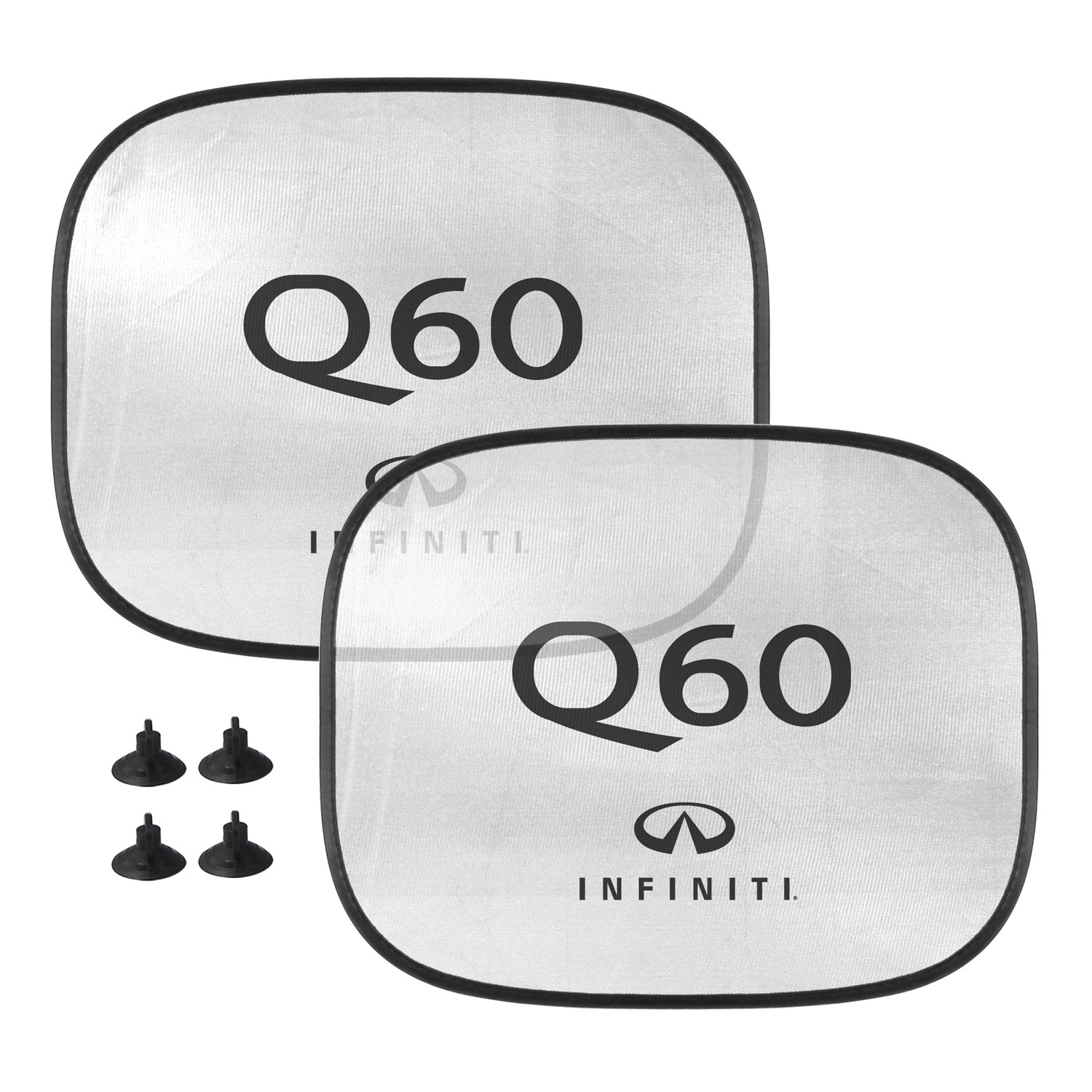 INFINITI Q60 Car Side Window Mesh Sun Shades, 2 Pack