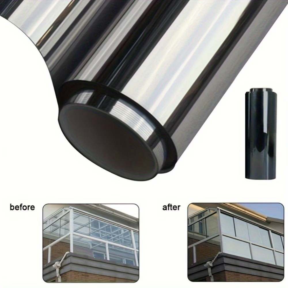 3 Rolls Car Window Film Glass Film, Privacy and Sun Protection, 35% VLT x 16ft